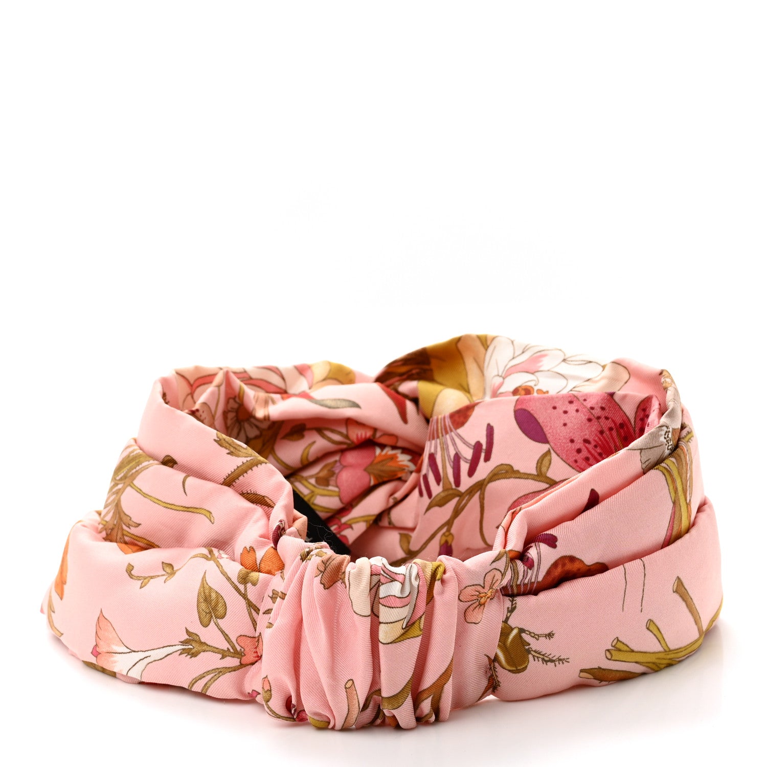 Gucci Silk Floral Print Headband M Multicolor 3 of 7