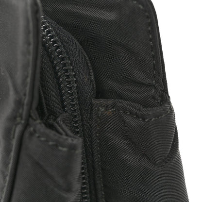 Prada Tessuto Nylon Acciaio Chain Shoulder Bag Black 14 of 15
