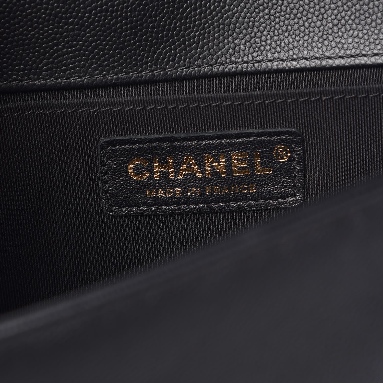 Chanel Caviar Quilted Medium Boy Flap Black 6 of 7