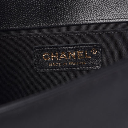 Chanel Caviar Quilted Medium Boy Flap Black 6 of 7