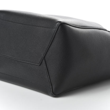 Celine Soft Grained Calfskin Sangle Bucket Bag Black 7 of 8