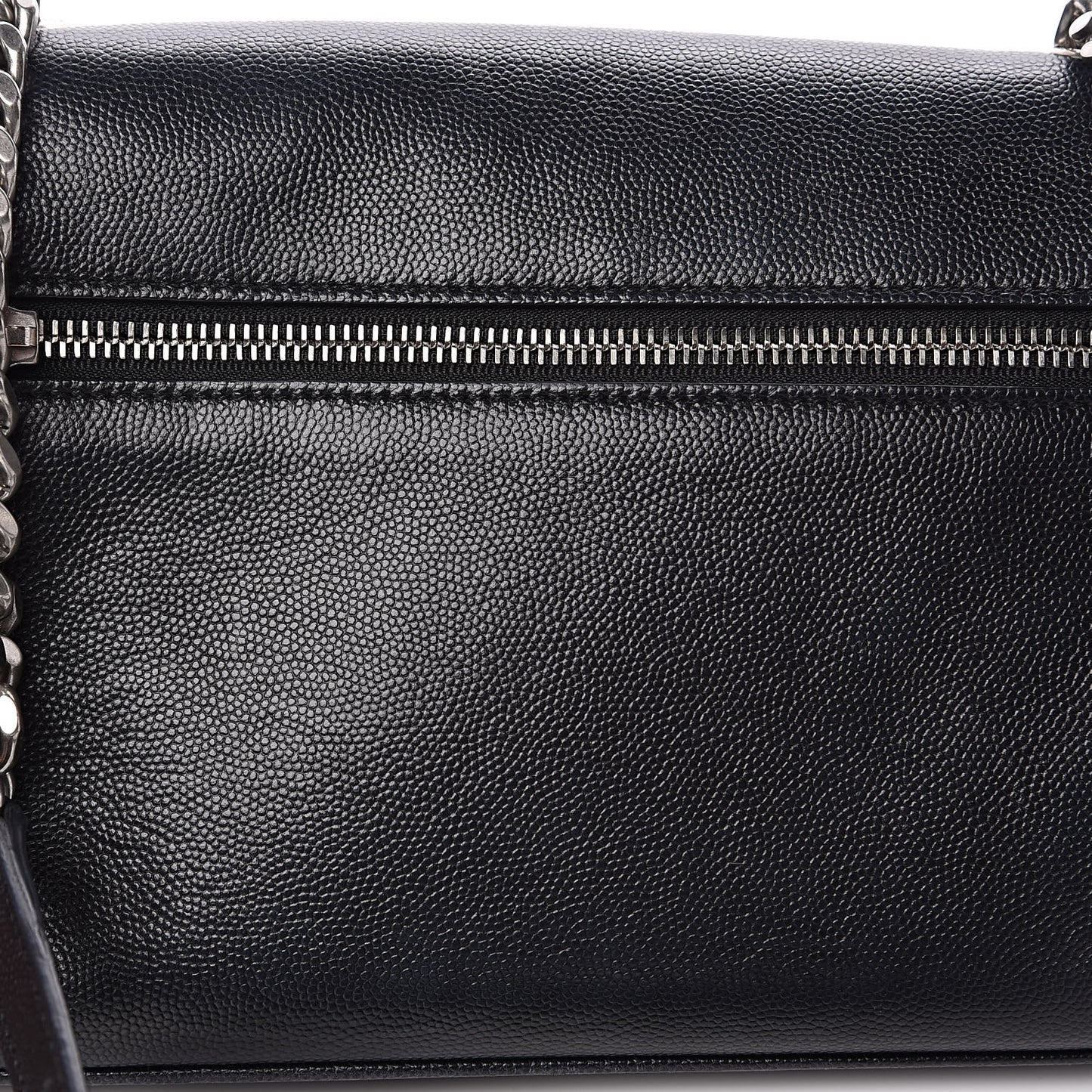 Grain De Poudre Small West Hollywood Monogram Fold-Over Bag Black