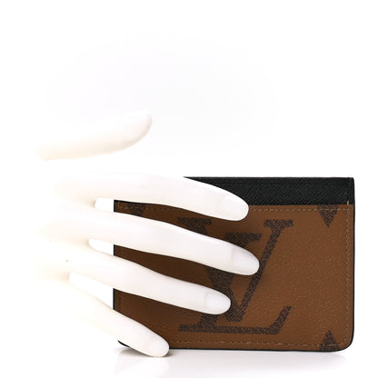 Louis Vuitton Reverse Monogram Side Up Card Holder 2 of 11