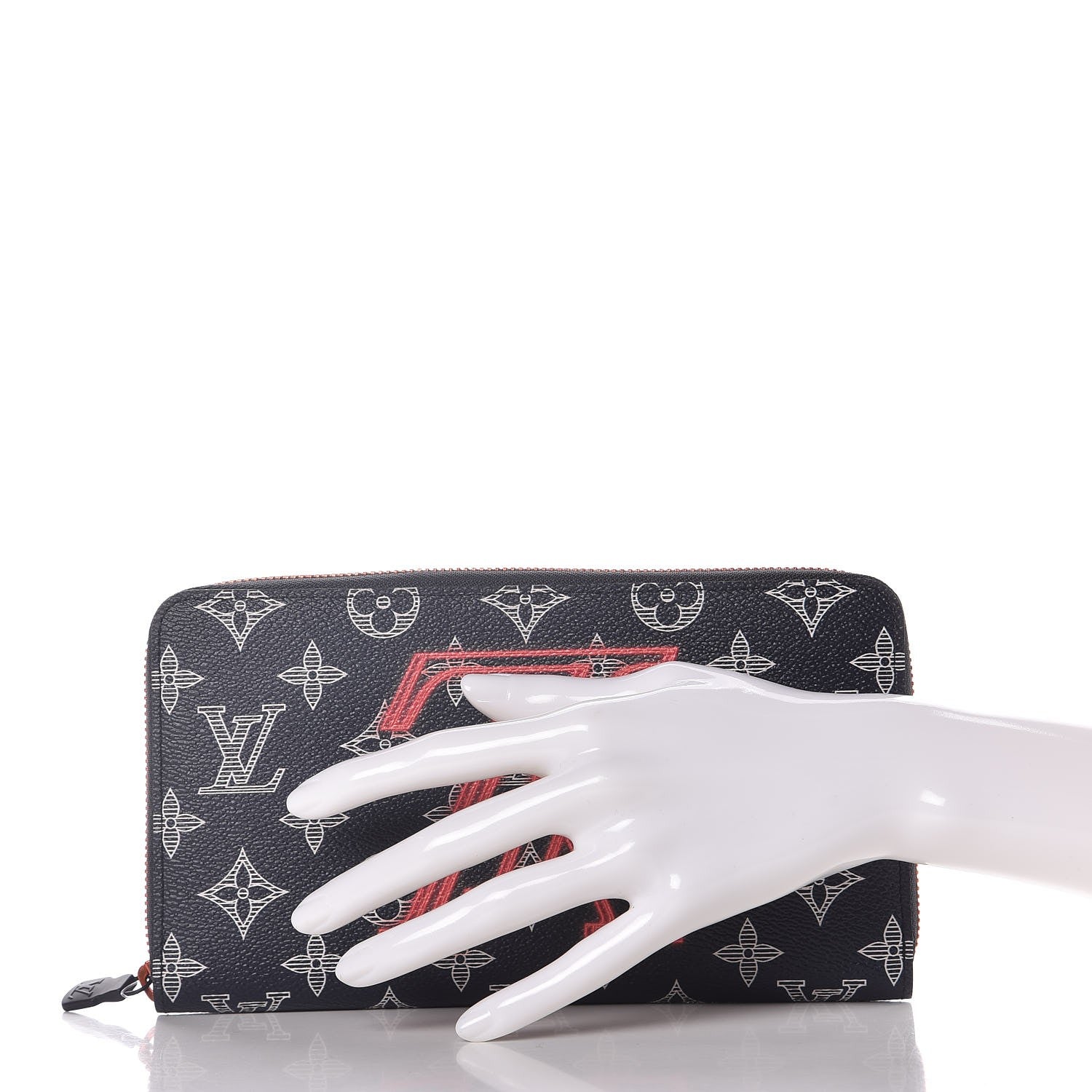 Louis Vuitton Monogram Upside Down Zippy Organizer Wallet 2 of 8
