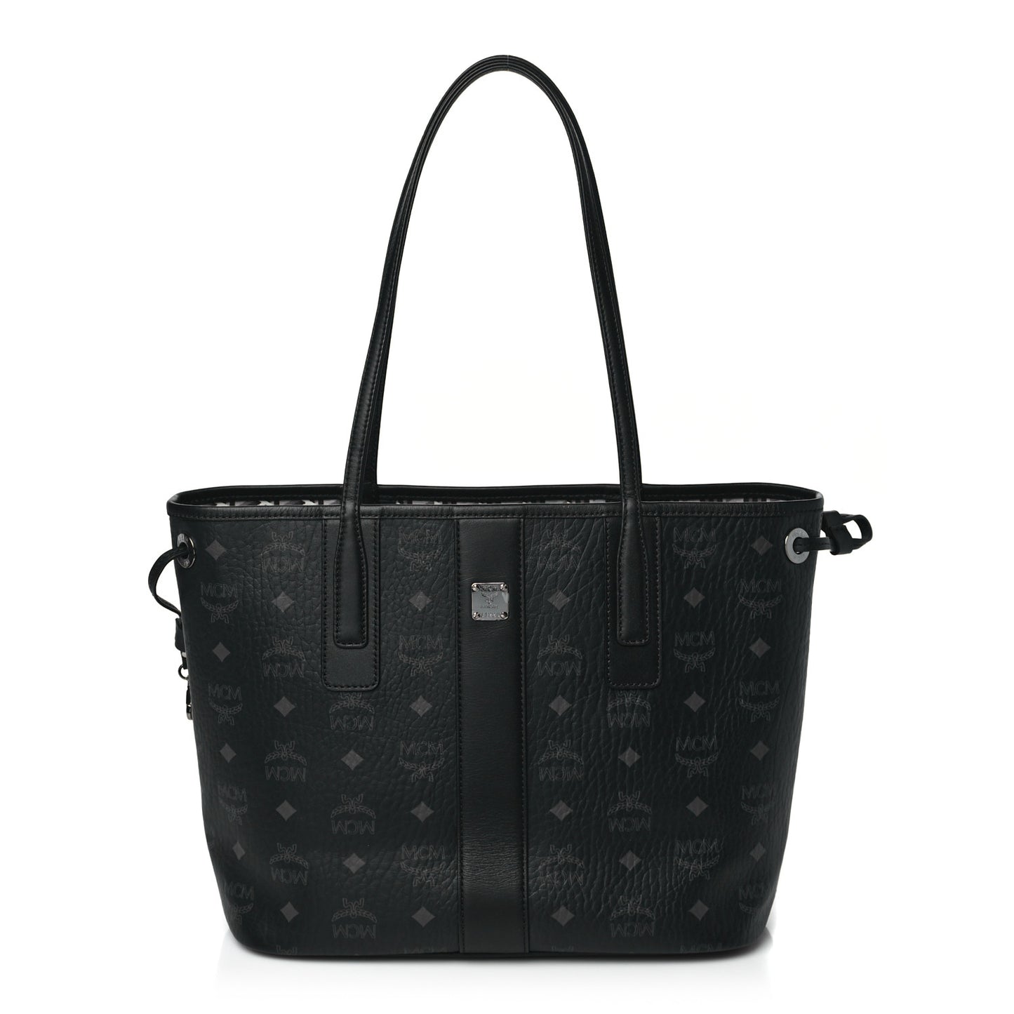 Visetos Small Liz Reversible Shopper Tote Black