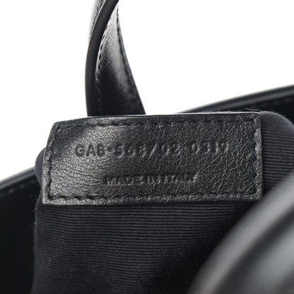 Saint Laurent Calfskin Small Manhattan Shopper Tote Black 7 of 10