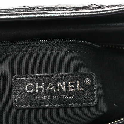 Chanel Iridescent Aged Calfskin Quilted Small Gabrielle Hobo Black 6 of 10