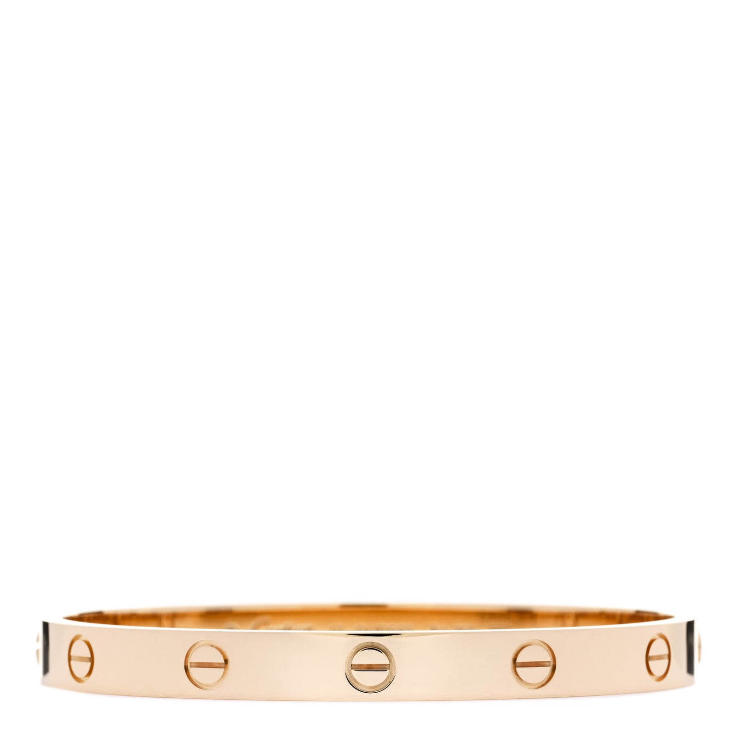 18K Yellow Gold LOVE Bracelet 17