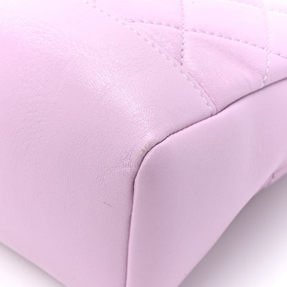 Chanel Shiny Lambskin Quilted Small 31 Shopping Bag Light Purple 12 of 12