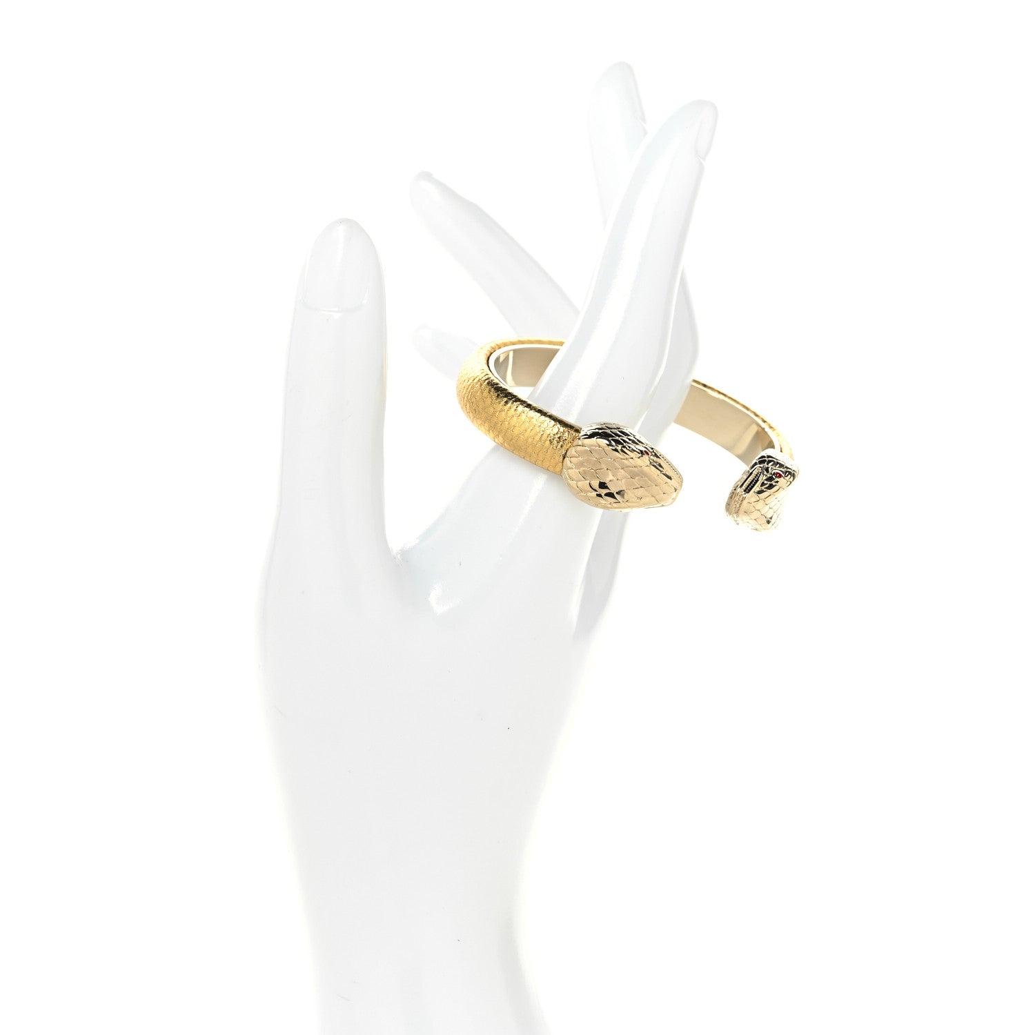 Bulgari Metallic Karung Serpenti Forever Bracelet Gold 2 of 5
