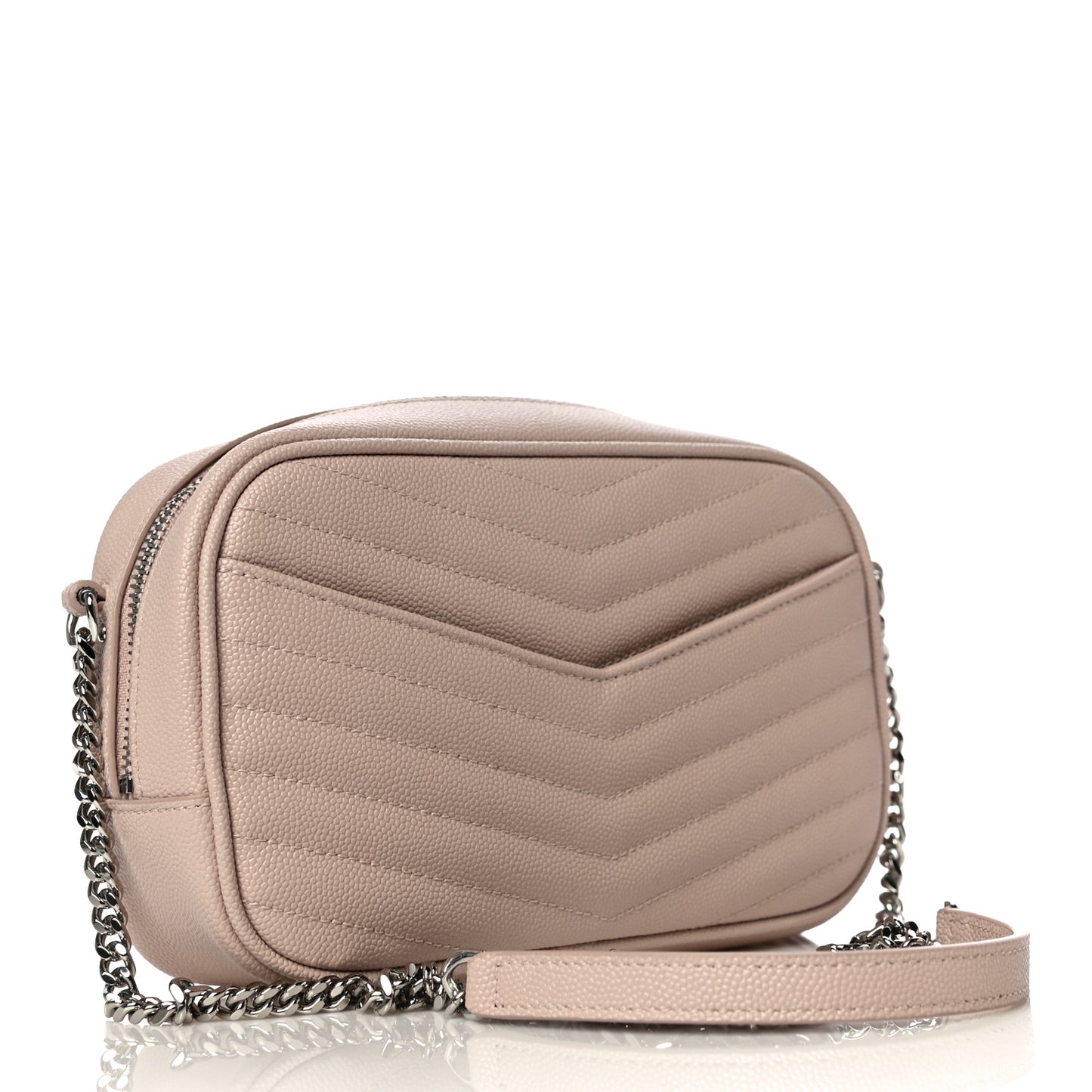 Grain De Poudre Matelasse Monogram Mini Lou Camera Bag Marble Pink