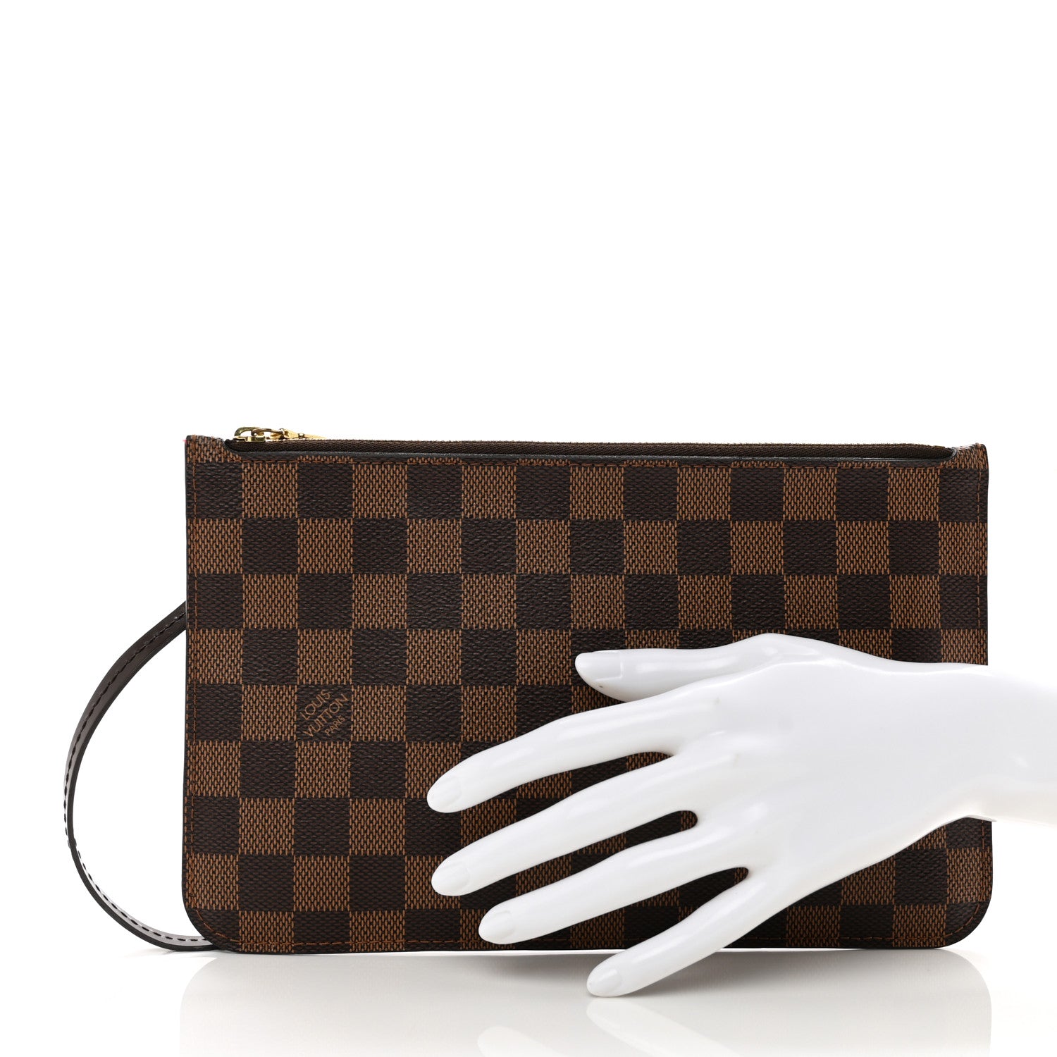 Louis Vuitton Damier Ebene Neverfull MM GM Pochette 2 of 7