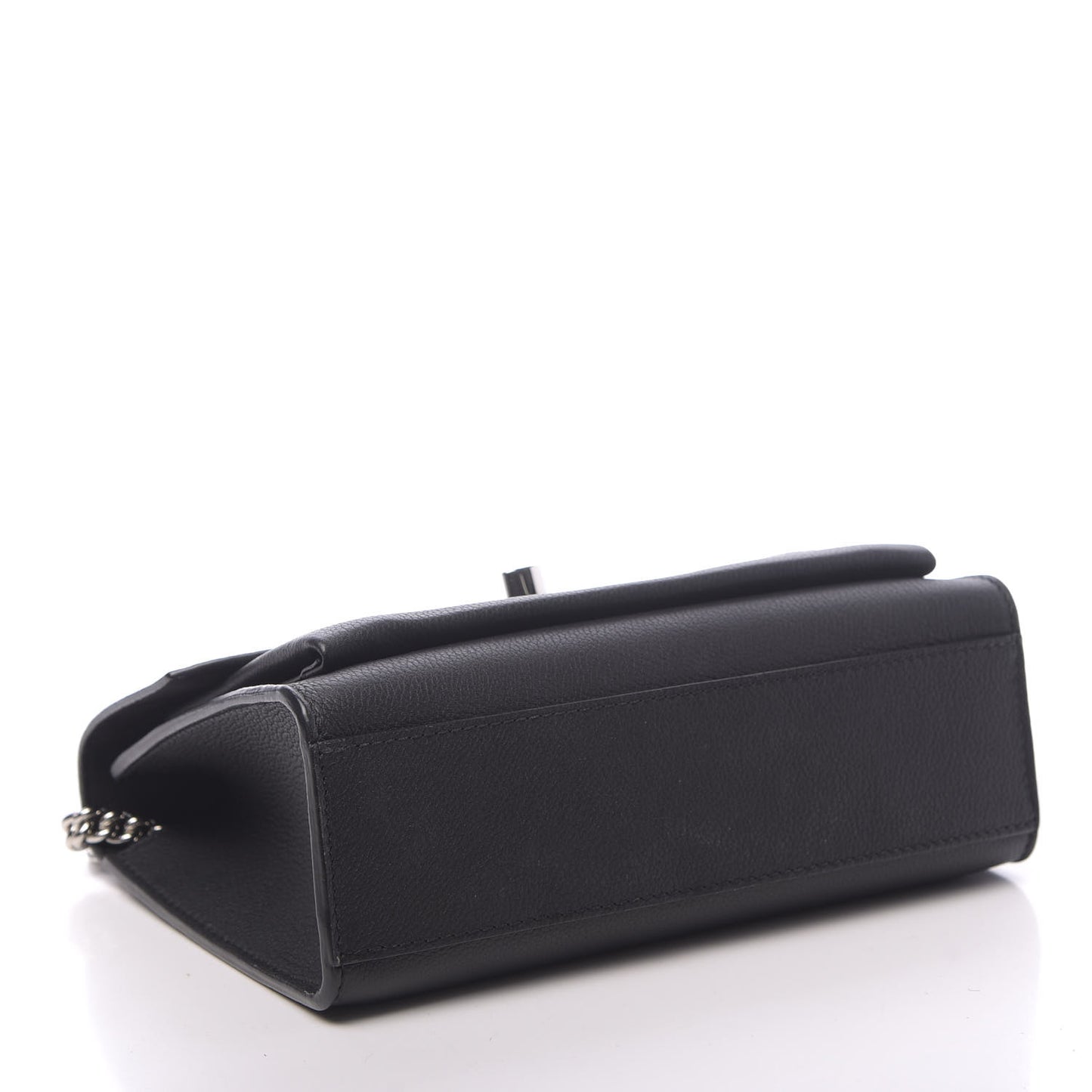 Soft Calfskin My Lockme Chain Bag BB Black
