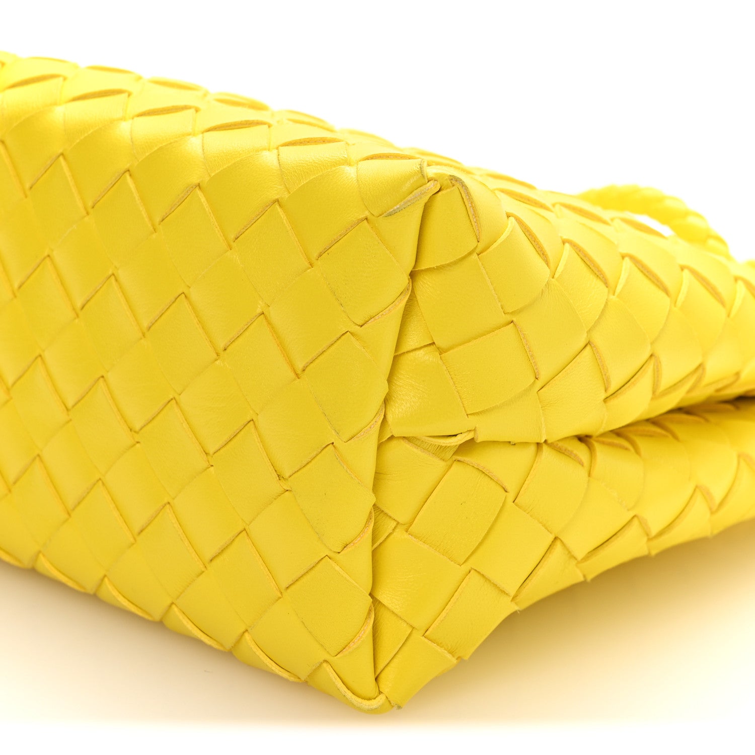 Bottega Veneta Nappa Intrecciato Small Andiamo Shoulder Bag Sulfur 9 of 9