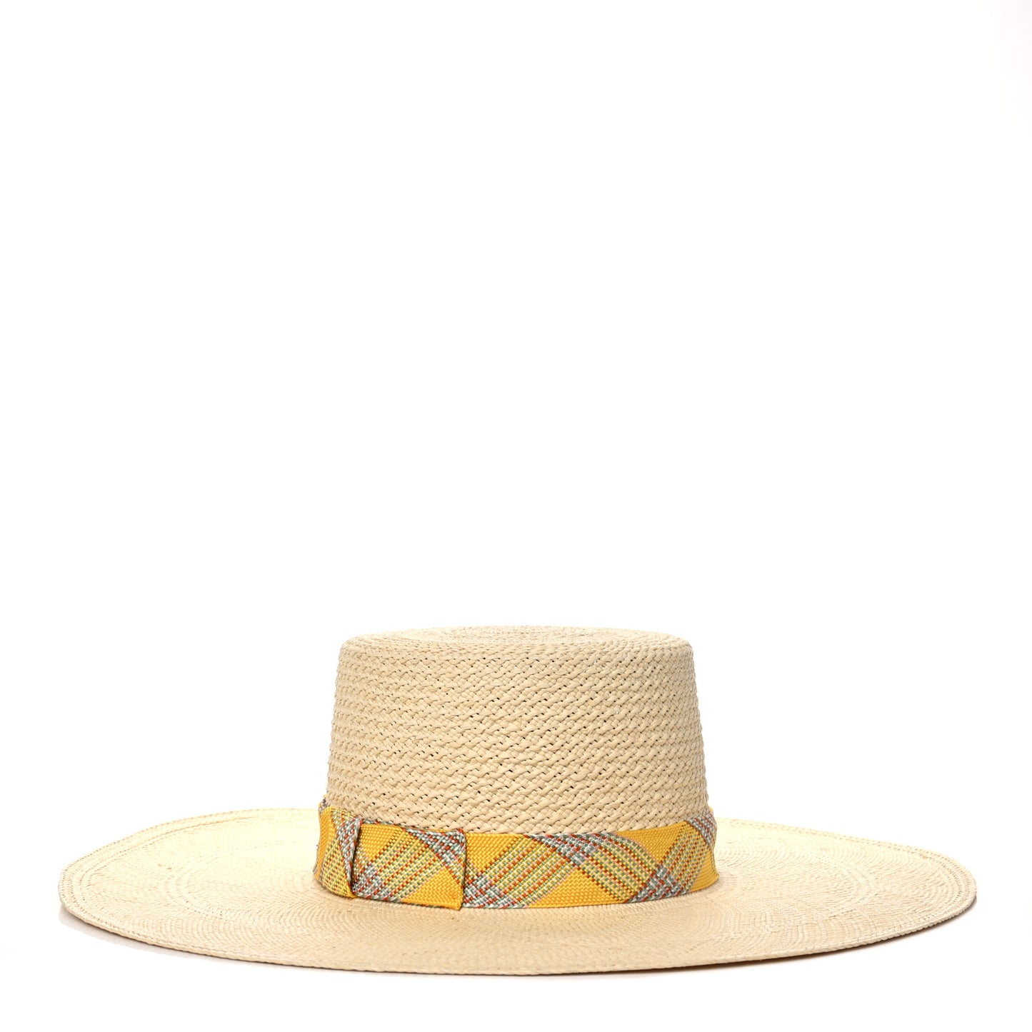 Straw Carlotta Panama Brisa Hat 58 Naturel