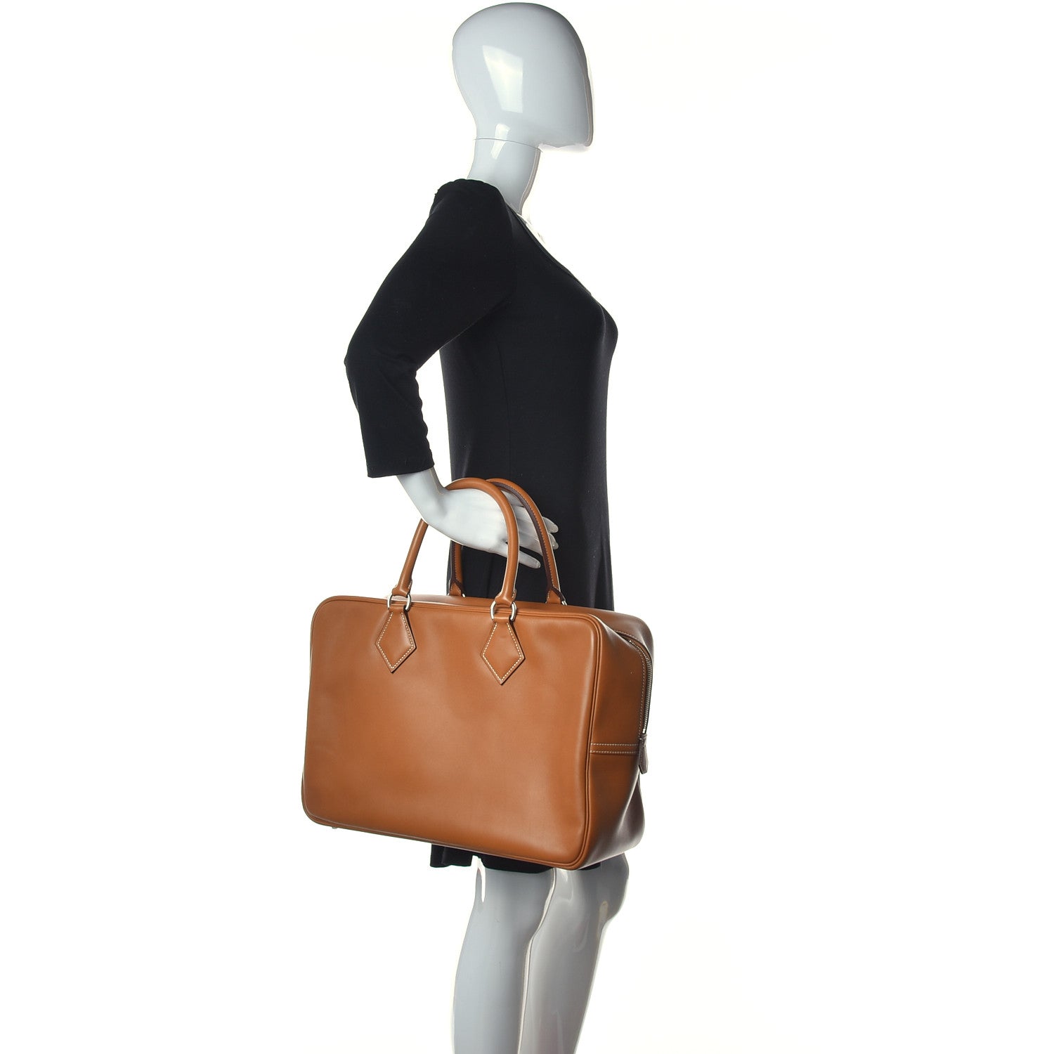 Hermes Veau Butler Plume 40 Natural Sable 2 of 20