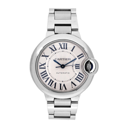Cartier Stainless Steel 33mm Ballon Bleu De Cartier Automatic Watch 2 of 5