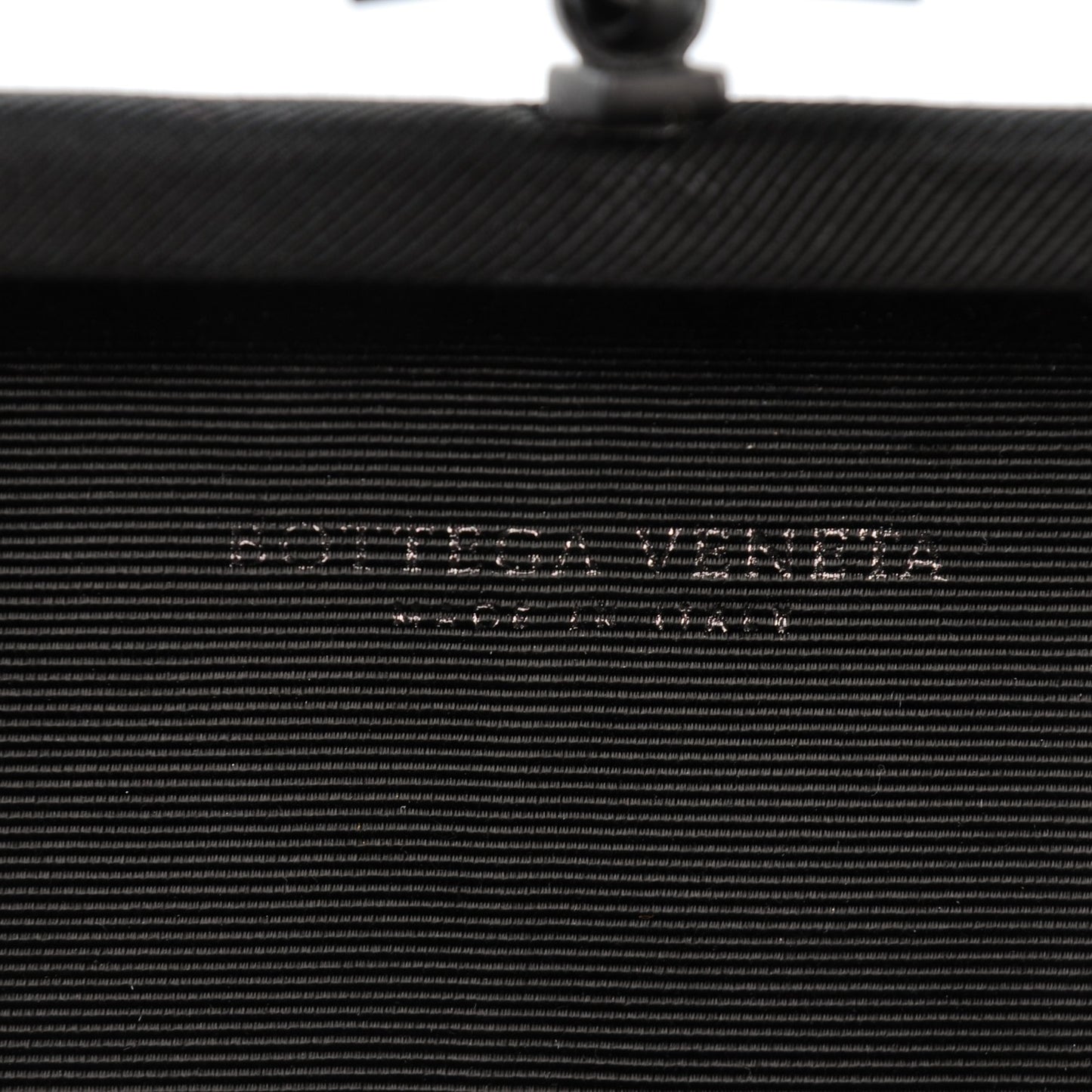 Silk Faille Intrecciato Knot Clutch Black
