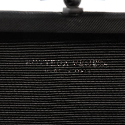 Bottega Veneta Silk Faille Intrecciato Knot Clutch Black 6 of 6