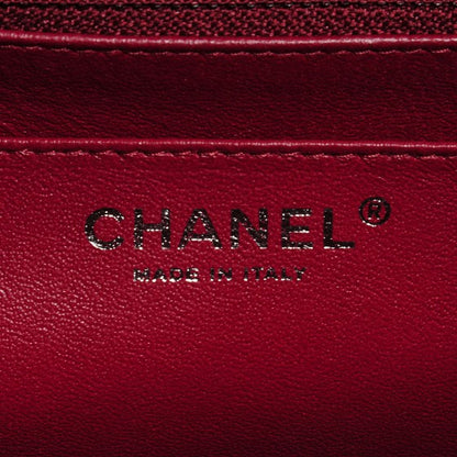 Chanel Caviar Jumbo Single Flap Dark Red 15 of 16