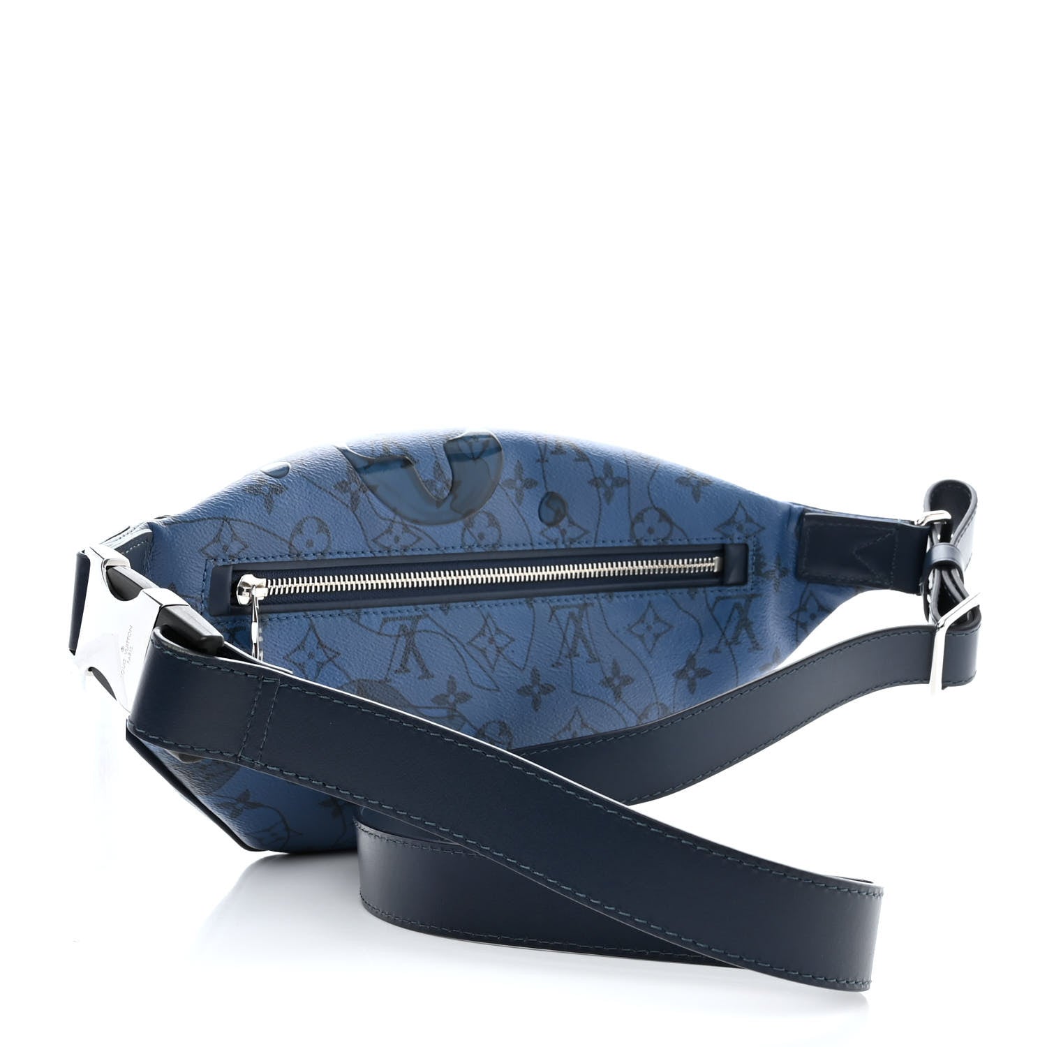 Louis Vuitton Monogram Aquagarden Discovery Bumbag Abyss Blue 3 of 9
