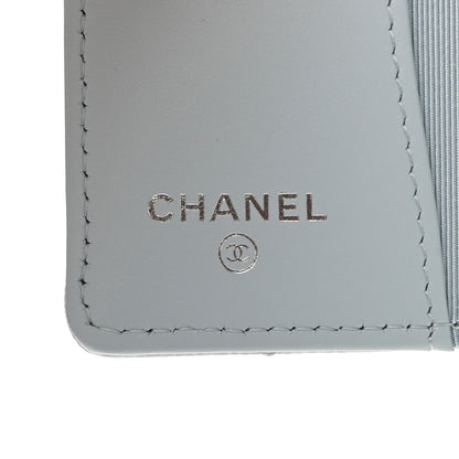 Chanel Caviar Quilted Classic 4 Key Holder Wallet Light Blue 6 of 8