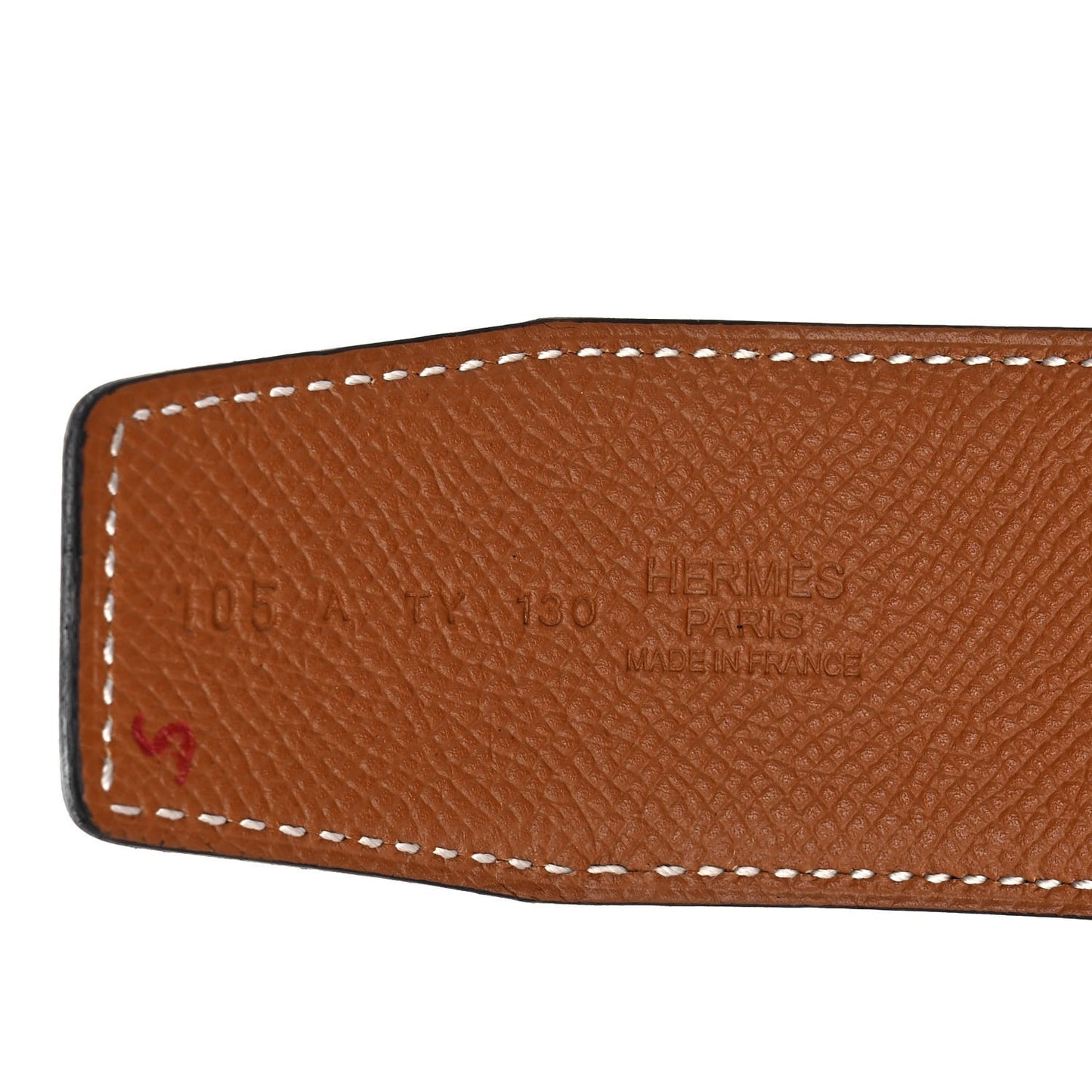 Tadelakt Epsom 42mm Constance 2 H Belt 105 Black Gold