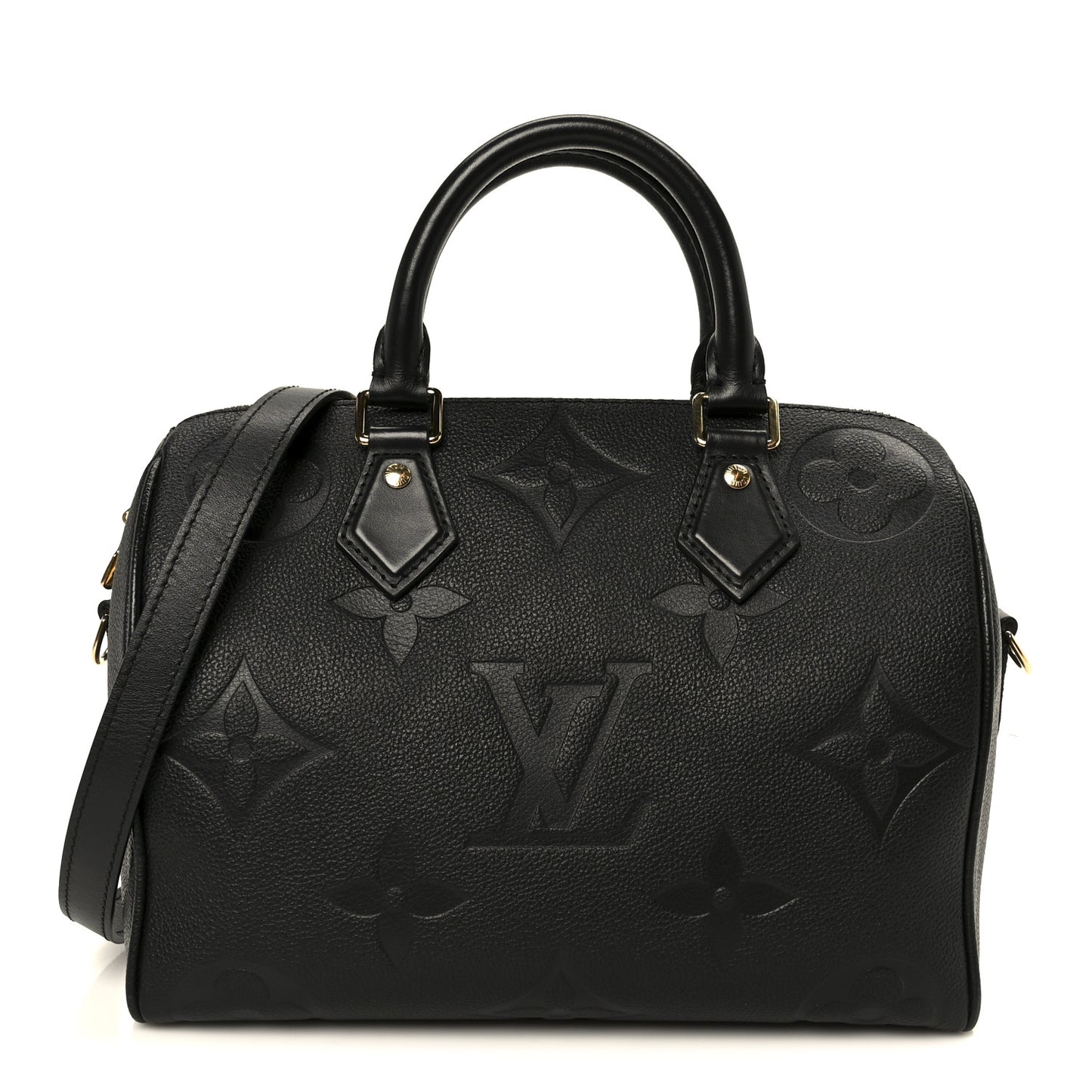 Empreinte Monogram Giant Speedy Bandouliere 25 Black