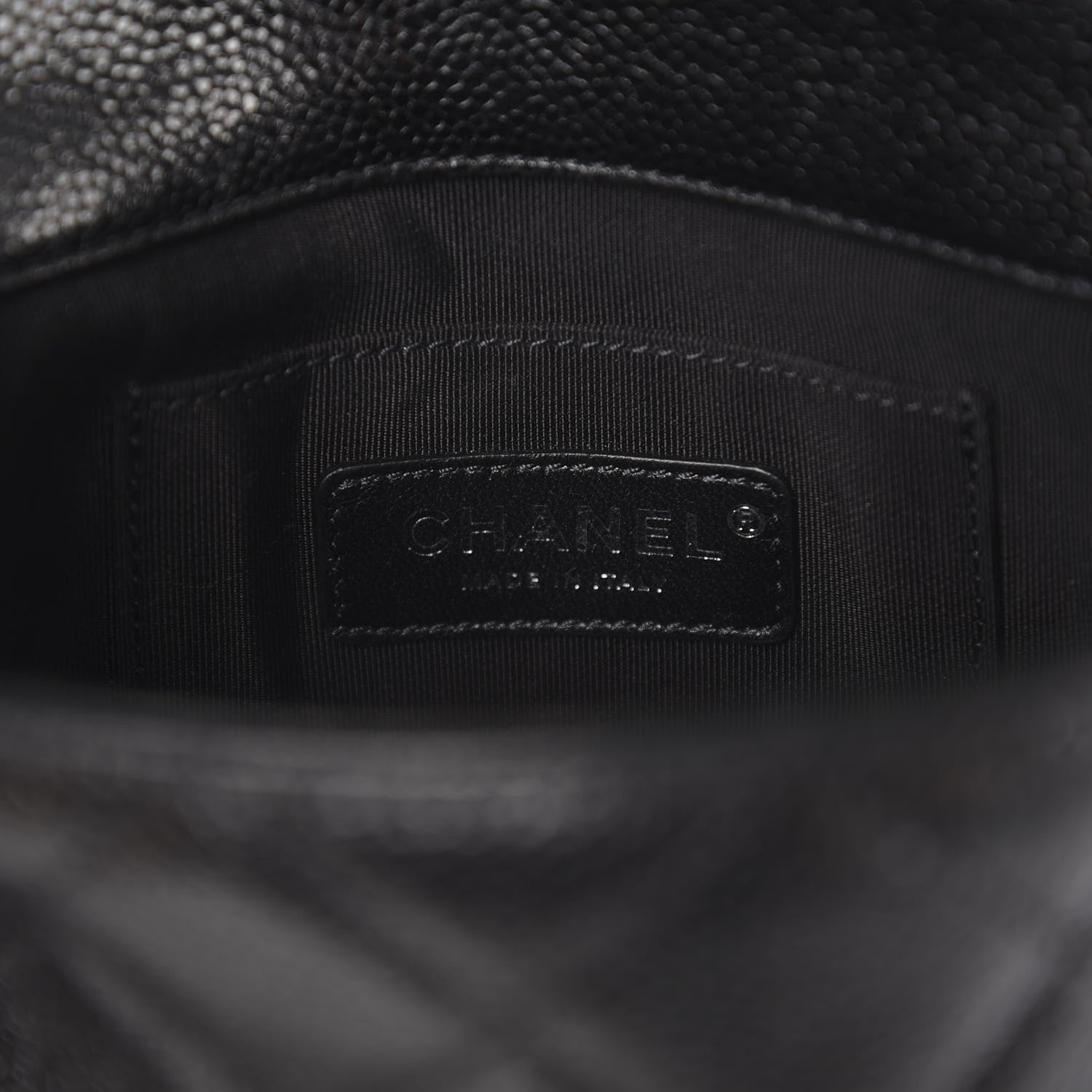 Chanel Caviar Quilted Incognito Mini Square Flap Black 6 of 11