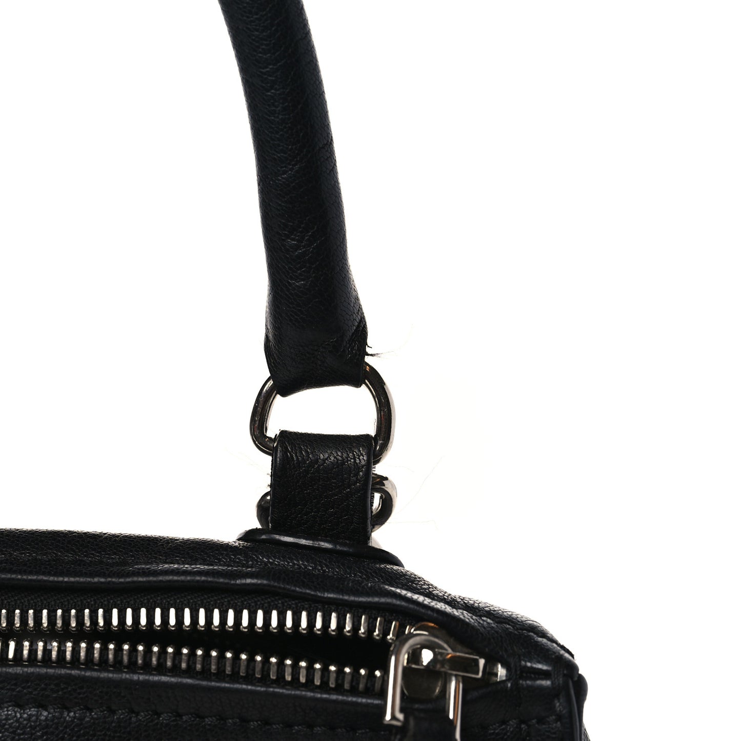 Sugar Goatskin Small Pandora Black