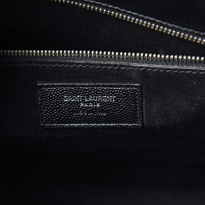 Saint Laurent Grain De Poudre Studded Small Sac De Jour Black 6 of 15