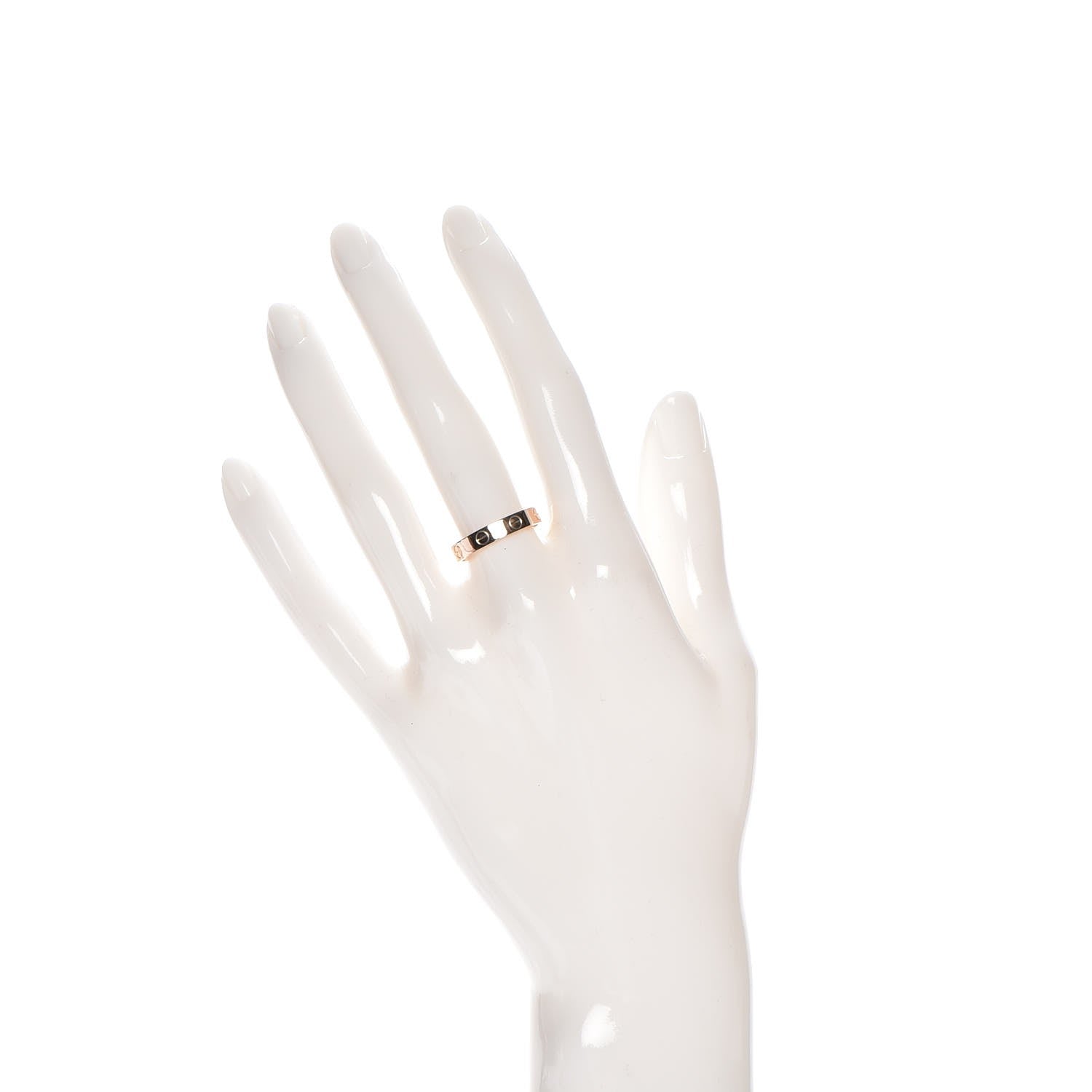 Cartier 18K Pink Gold 3.5mm LOVE Wedding Band Ring 53 6.25 2 of 5