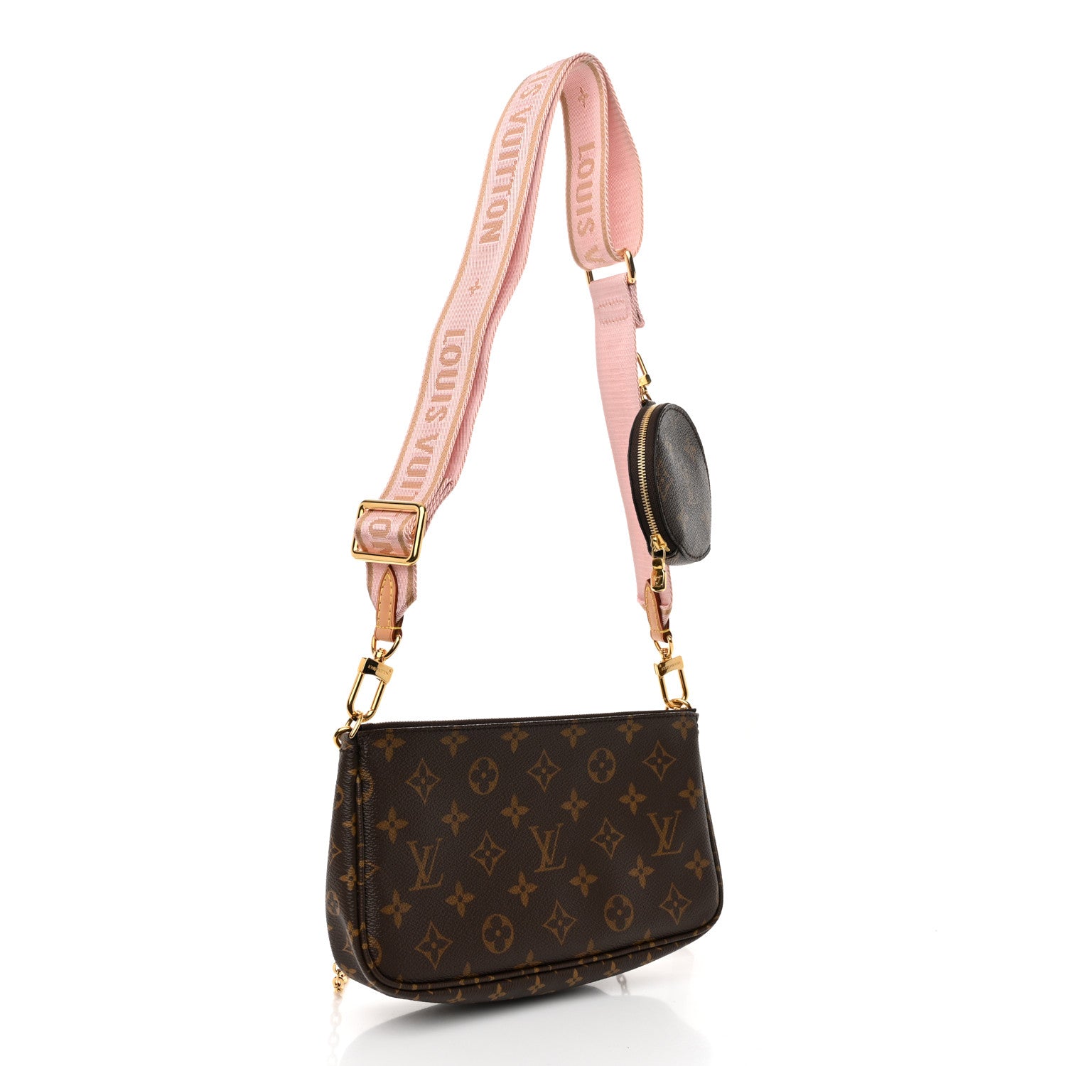 Louis Vuitton Monogram Multi Pochette Accessories Rose Clair 3 of 12