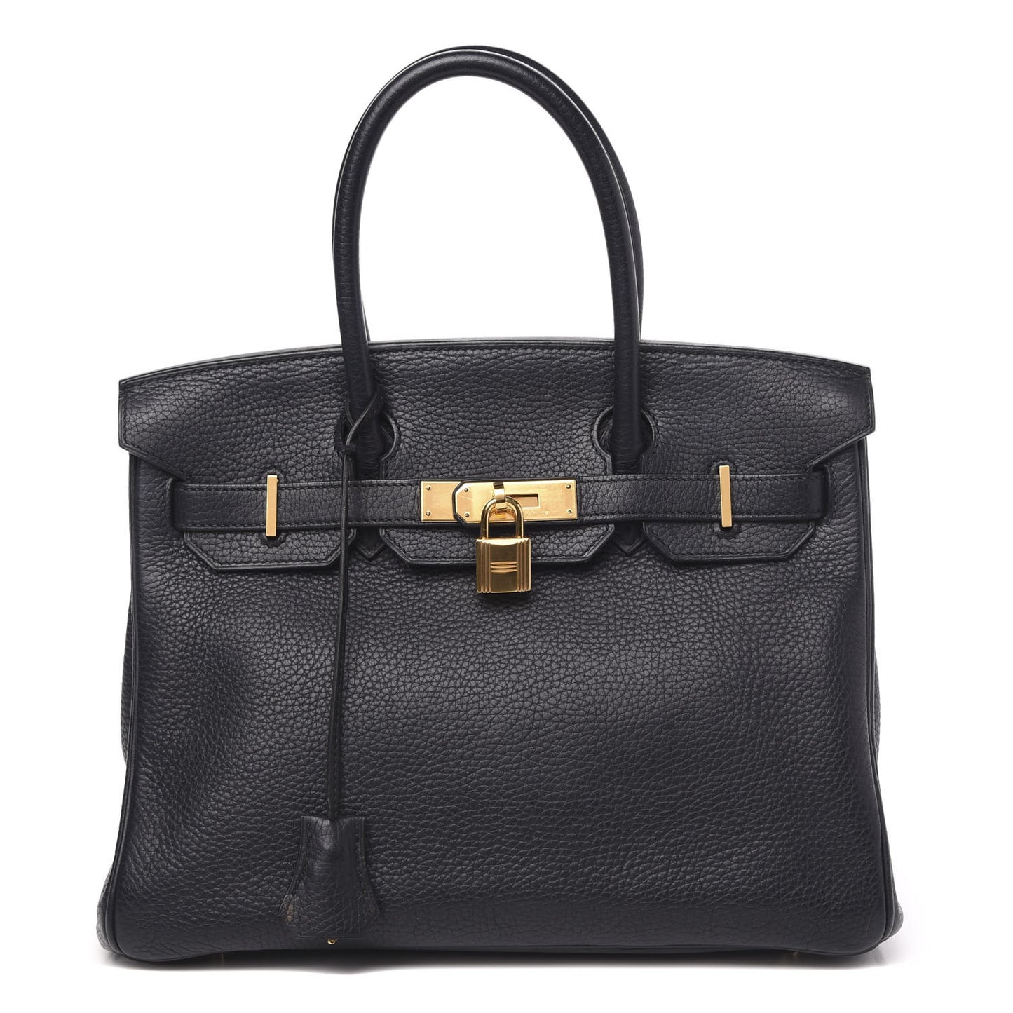 Taurillon Clemence Birkin 30 Bleu Nuit