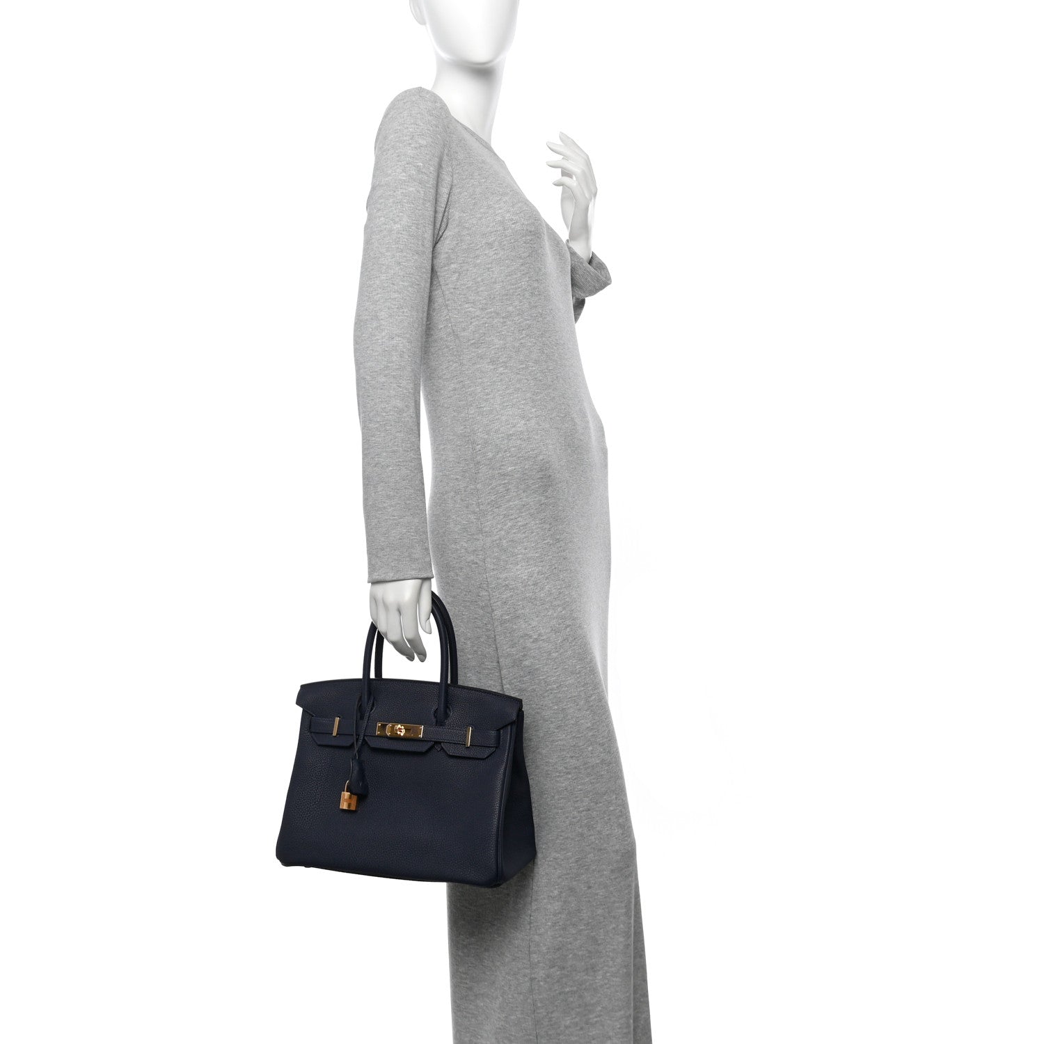 Hermes Togo Birkin 30 Bleu Nuit 2 of 11