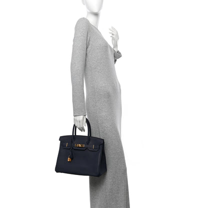 Hermes Togo Birkin 30 Bleu Nuit 2 of 11
