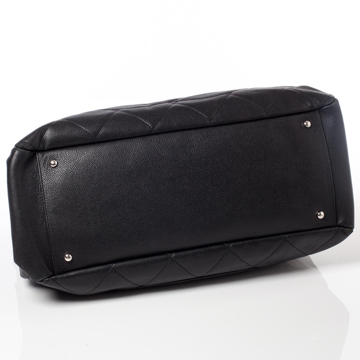 Chanel Caviar Quilted XL Tote Black 5 of 8