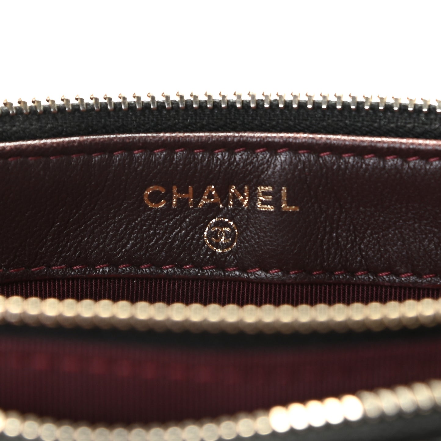 Lambskin Quilted Small Clutch With Chain Black