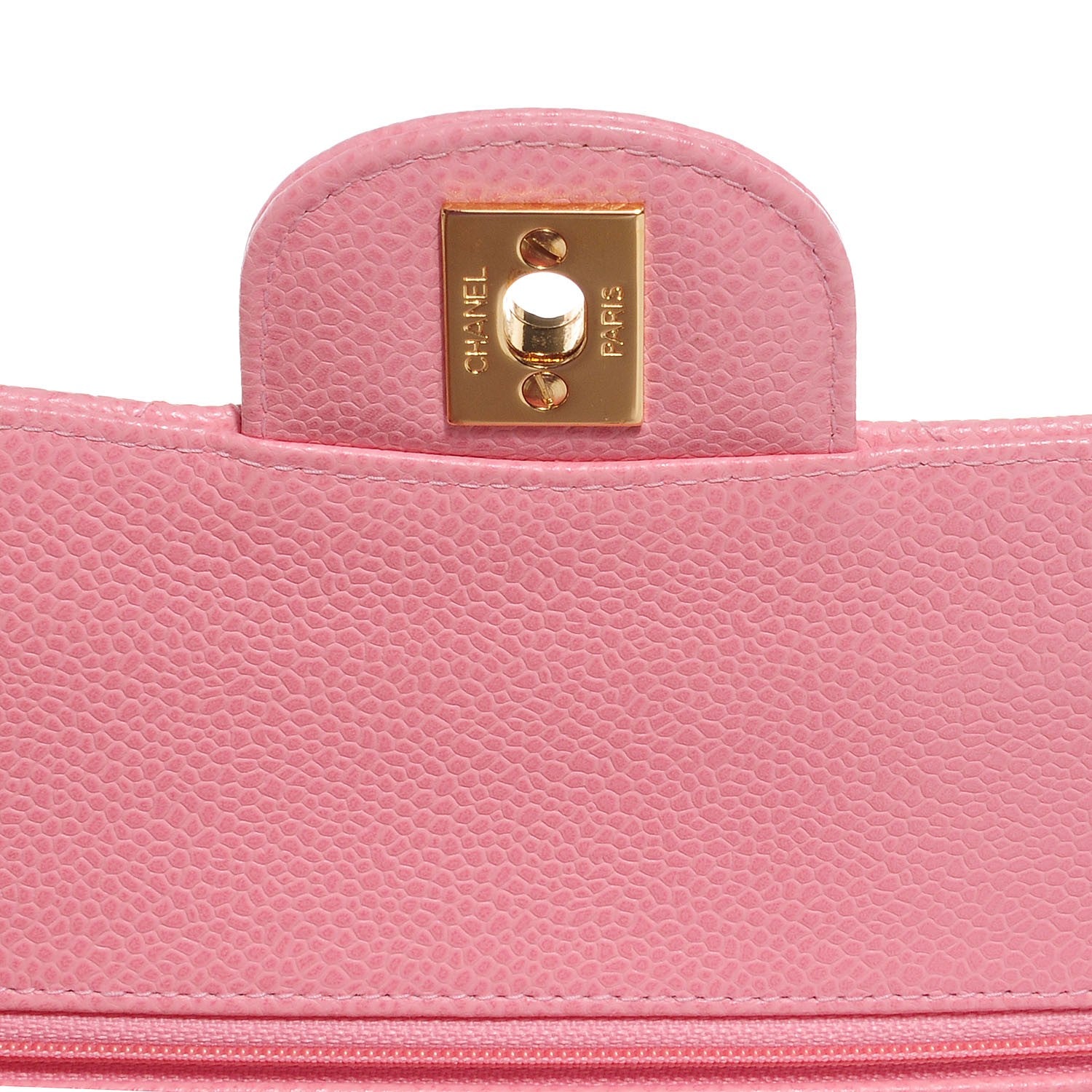 Chanel Caviar Quilted Medium Double Flap Pink 5 of 8