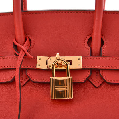 Hermes Swift Birkin 25 Rouge Tomate 27 of 30