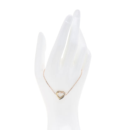Cartier 18K Pink Yellow White Gold Trinity Heart Bracelet 2 of 4