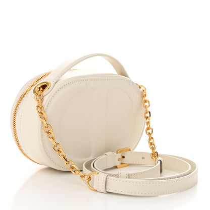 Christian Dior Calfskin CD Signature Oval Crossbody Camera Bag Latte 3 of 11