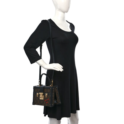 Louis Vuitton Monogram Petite Malle V Black 2 of 9