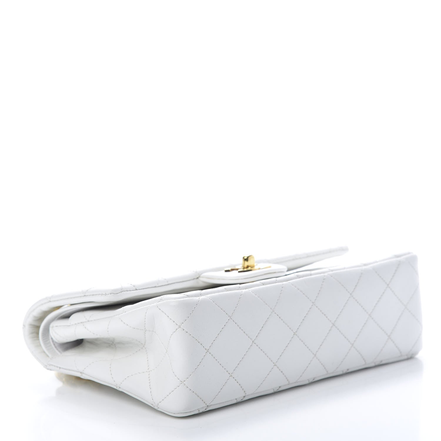 Chanel Lambskin Quilted Small Double Flap White 4 of 15