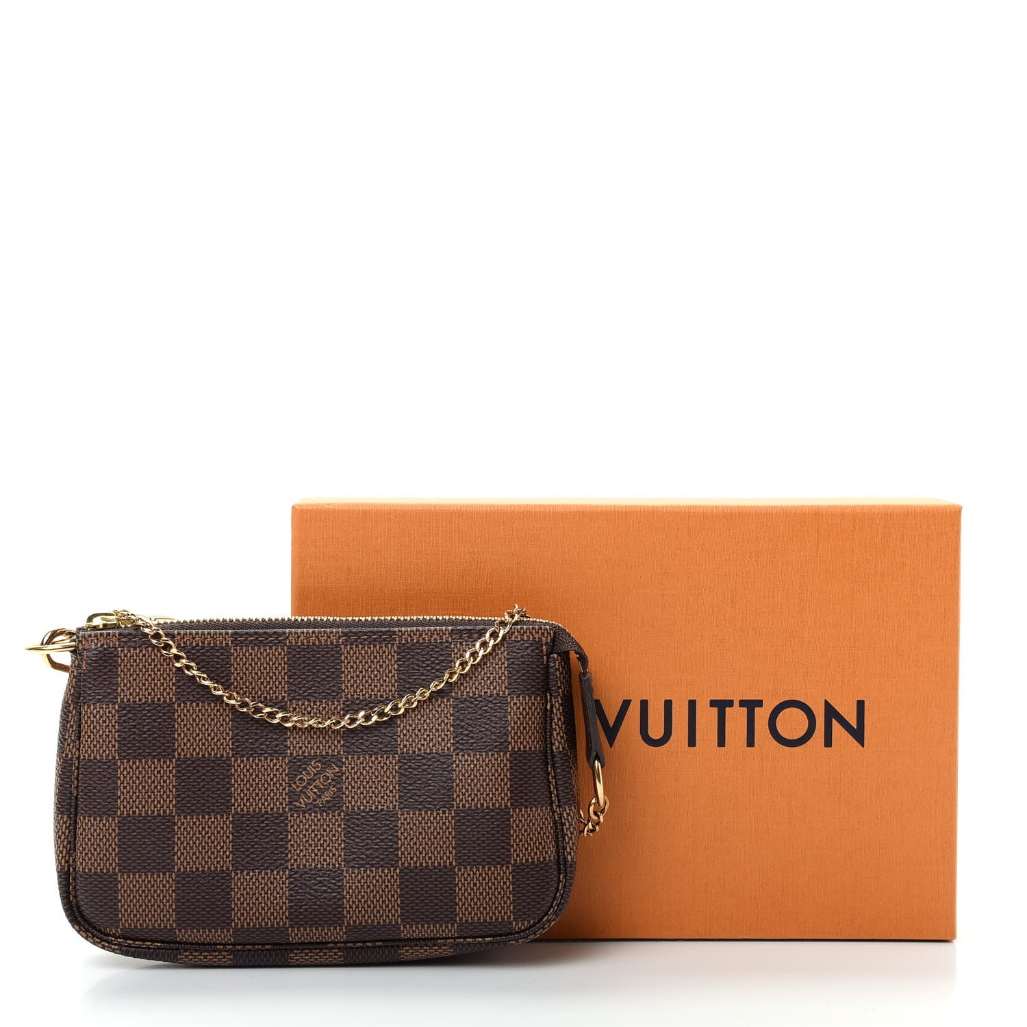 Louis Vuitton Damier Ebene Mini Pochette Accessories 8 of 8