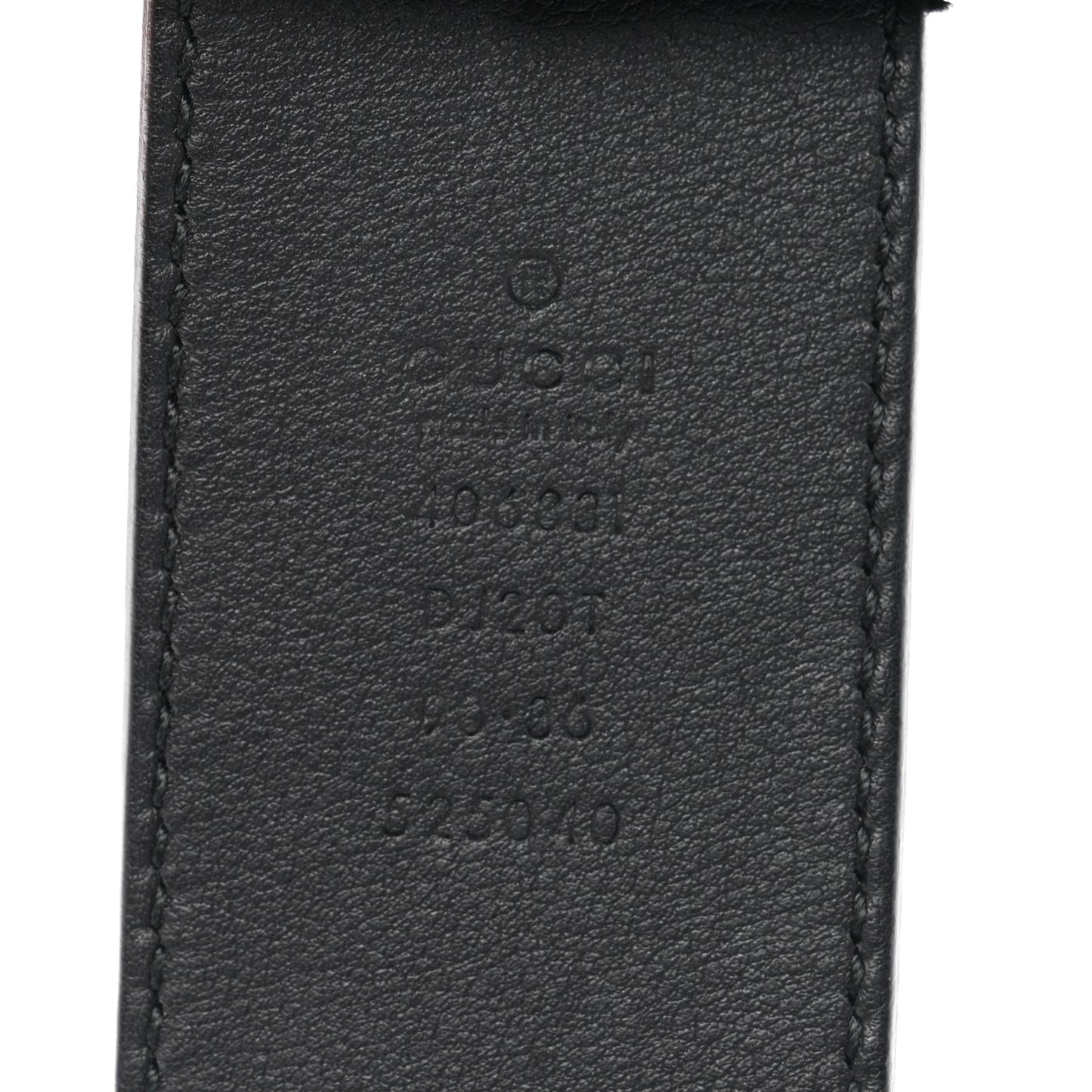 Textured Calfskin Double G 40mm Belt 90 36 Black