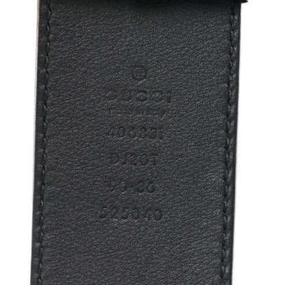 Gucci Textured Calfskin Double G 40mm Belt 90 36 Black 3 of 6