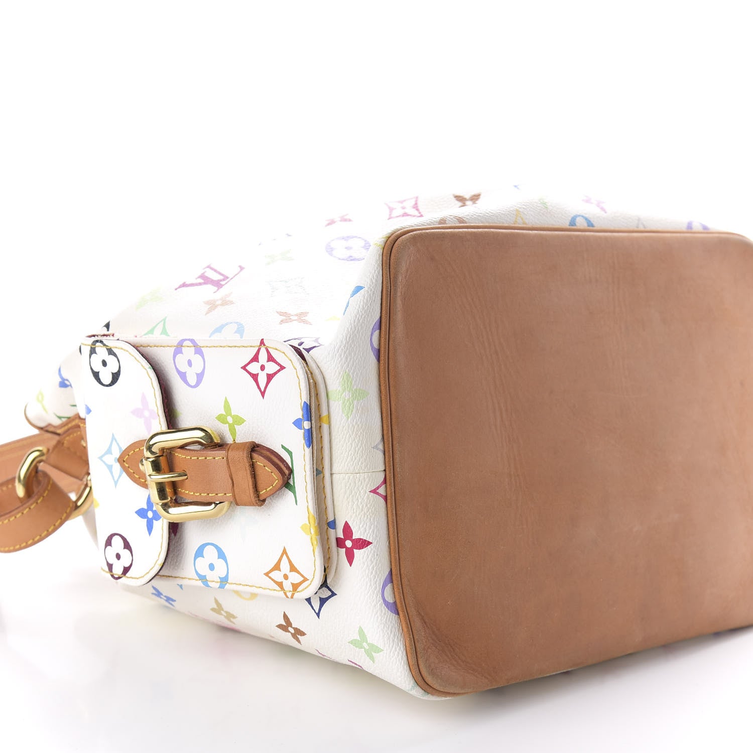 Louis Vuitton Monogram Multicolor Petit Noe White 8 of 9