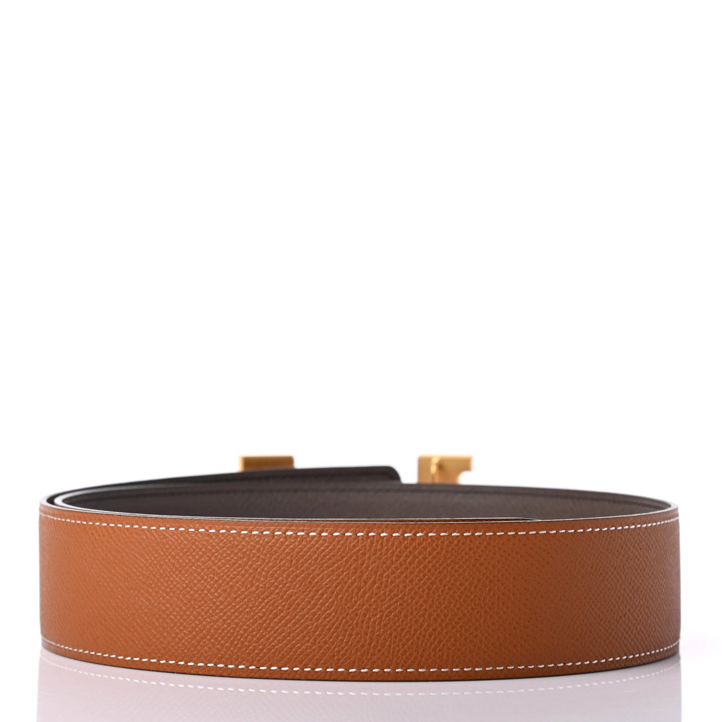 Epsom 38mm Constance H Belt 80 Gold Etain