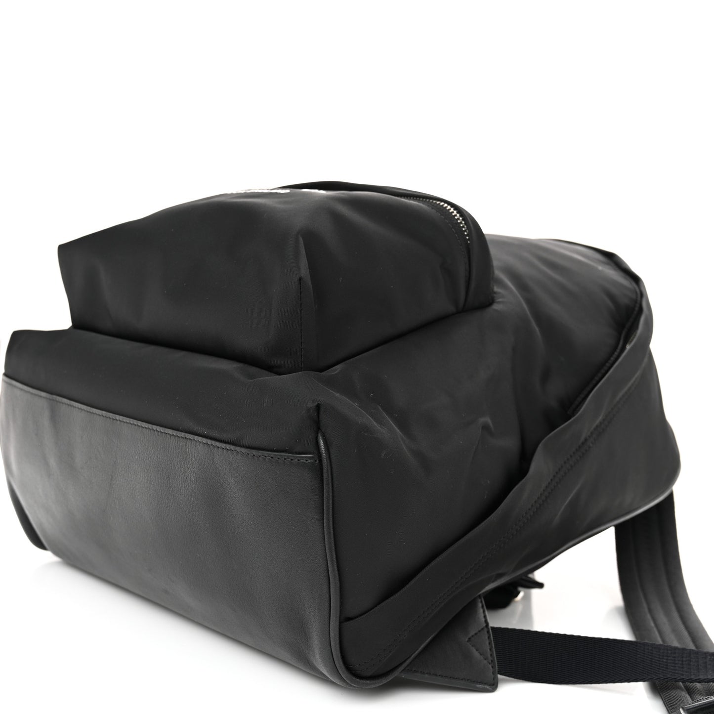 Nylon Logo Print Jett Backpack Black